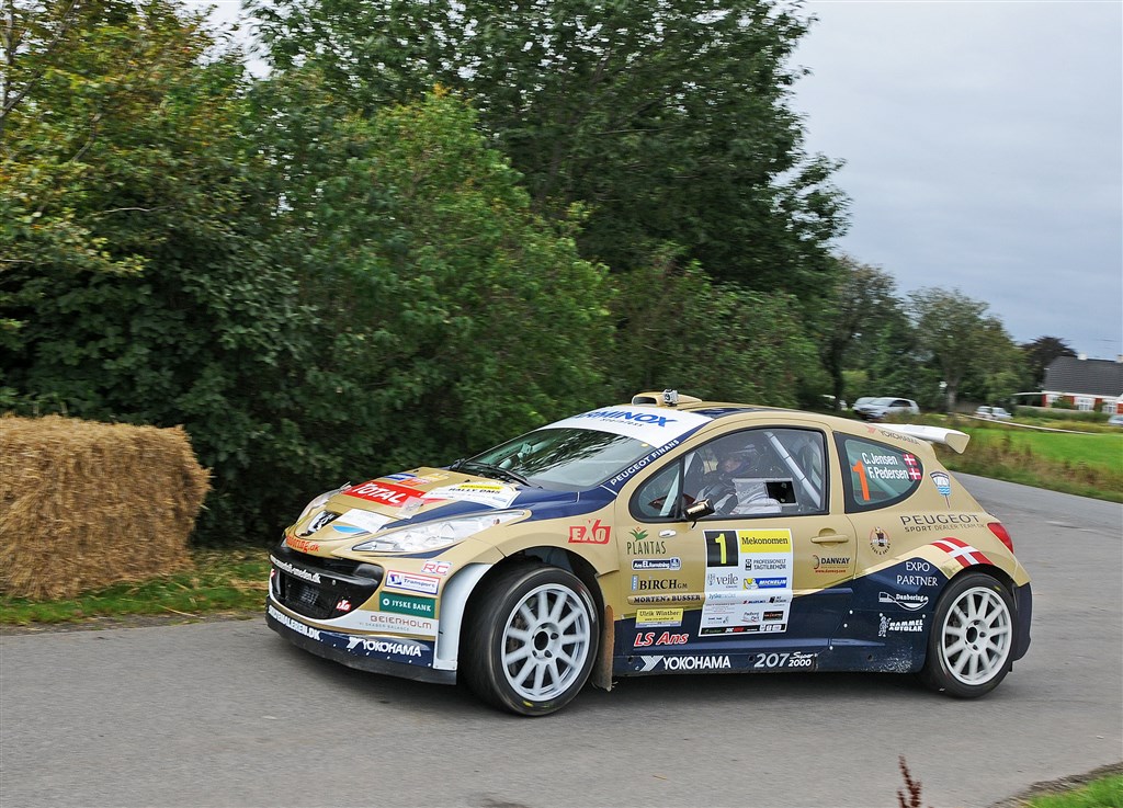 Christian Jensen og Freddy Pedersen har mulighed for at blive Danmarksmestre.
(Foto: Rallypics.dk)